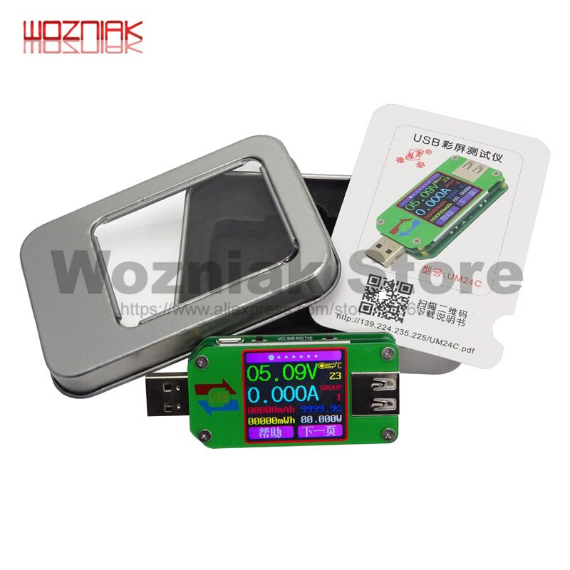 WOZNIAK-UM24 UM24C APP USB 2.0 LCD ÷ ..